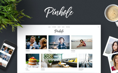 Test du thème WordPress Pinhole , voici notre avis