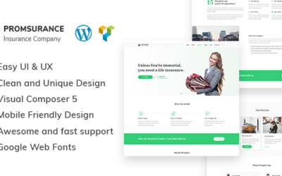 Test du thème WordPress Promsurance , découvrez notre avis