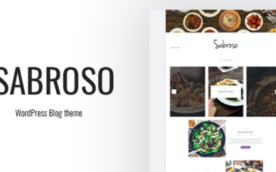 Test du thème WordPress Sabroso , découvrez notre avis