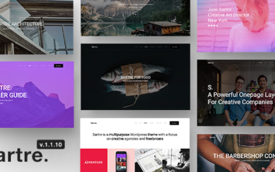 Test du thème WordPress Sartre , voici notre avis