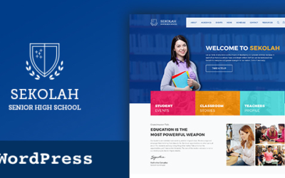 Test du thème WordPress Senior High School , voici notre avis