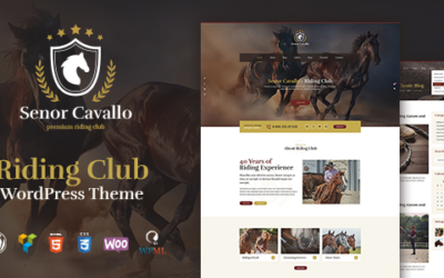 Test du thème WordPress Senor Cavallo , voici notre avis