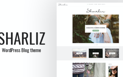 Test du thème WordPress Sharliz , découvrez notre avis