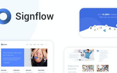 Test du thème WordPress Signflow , découvrez notre avis