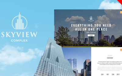 Test du thème WordPress Skyview Complex , voici notre avis