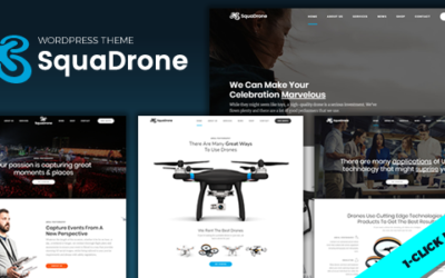 Test du thème WordPress SquaDrone , voici notre avis