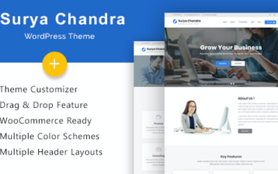 Test du thème WordPress Surya Chandra , découvrez notre avis