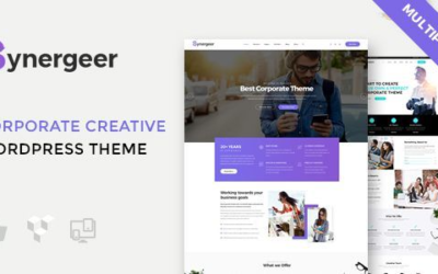 Test du thème WordPress Synergeer , découvrez notre avis