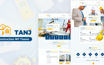 Test du thème WordPress Tanj Construction , découvrez notre avis