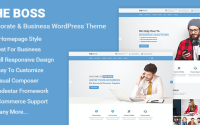 Test du thème WordPress The Boss , voici notre avis