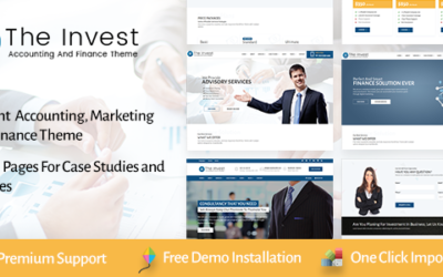 Test du thème WordPress The Invest , voici notre avis