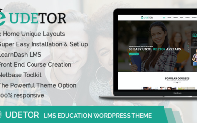 Test du thème WordPress Udetor , découvrez notre avis