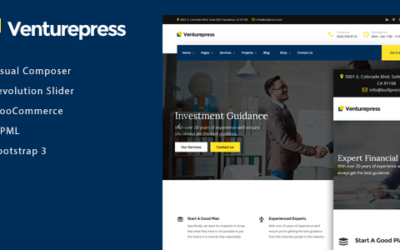 Test du thème WordPress VenturePress , voici notre avis