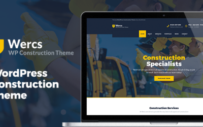 Test du thème WordPress Wercs , découvrez notre avis