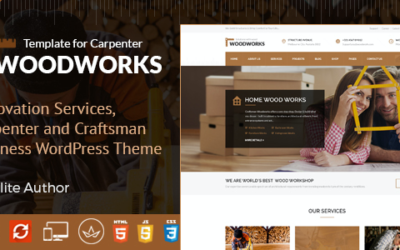 Test du thème WordPress Wood Works , voici notre avis