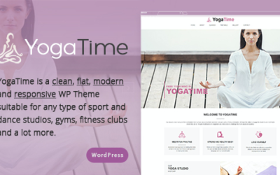 Test du thème WordPress Yoga Time , voici notre avis