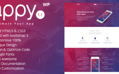 Test du thème WordPress appy , voici notre avis